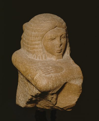 Blockstatue eines Beamten, Neues Reich, 1279-1213 v. Chr. von Egyptian 19th Dynasty